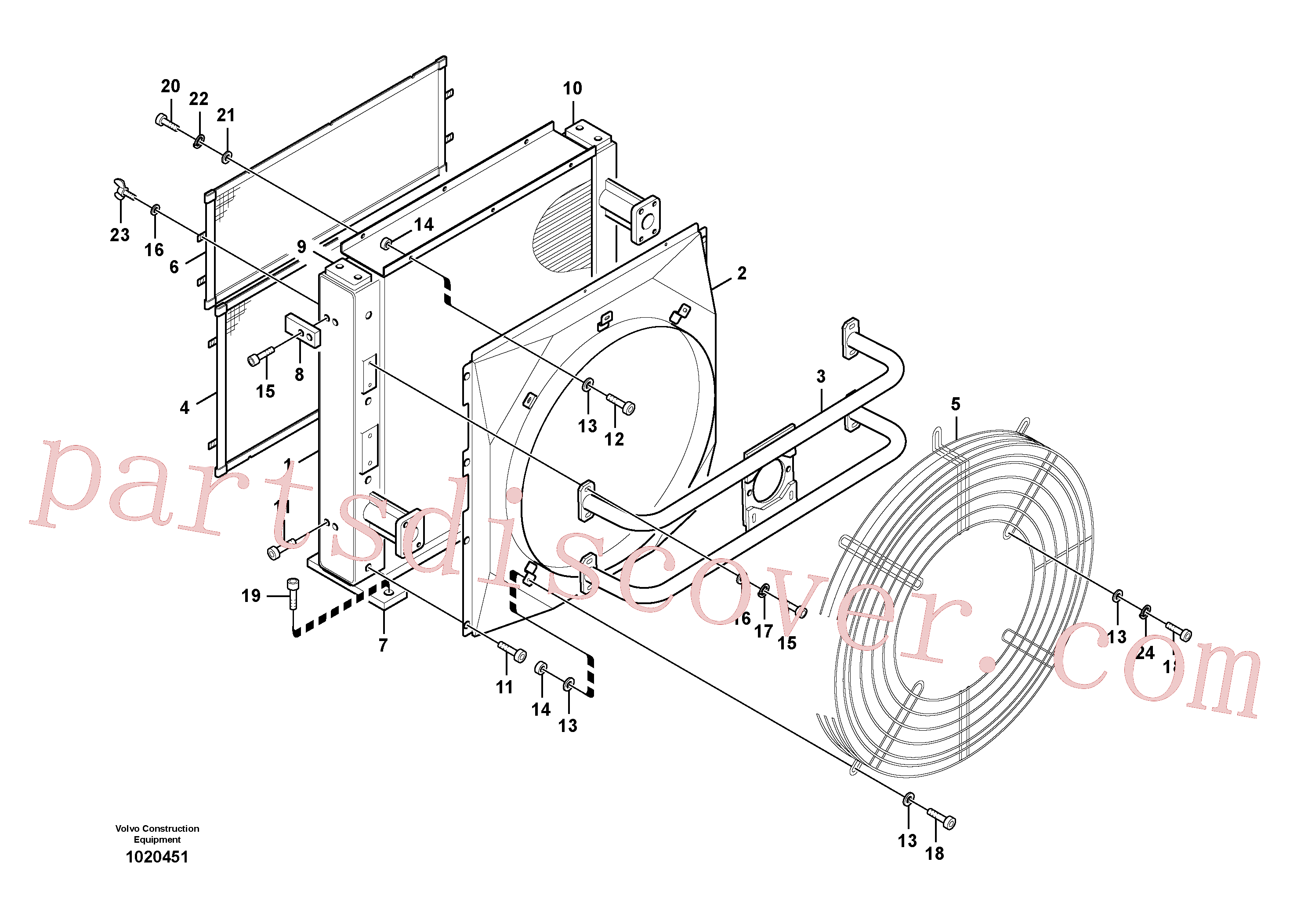 Volvo Assembly VOE14536042 Oil cooler for sale