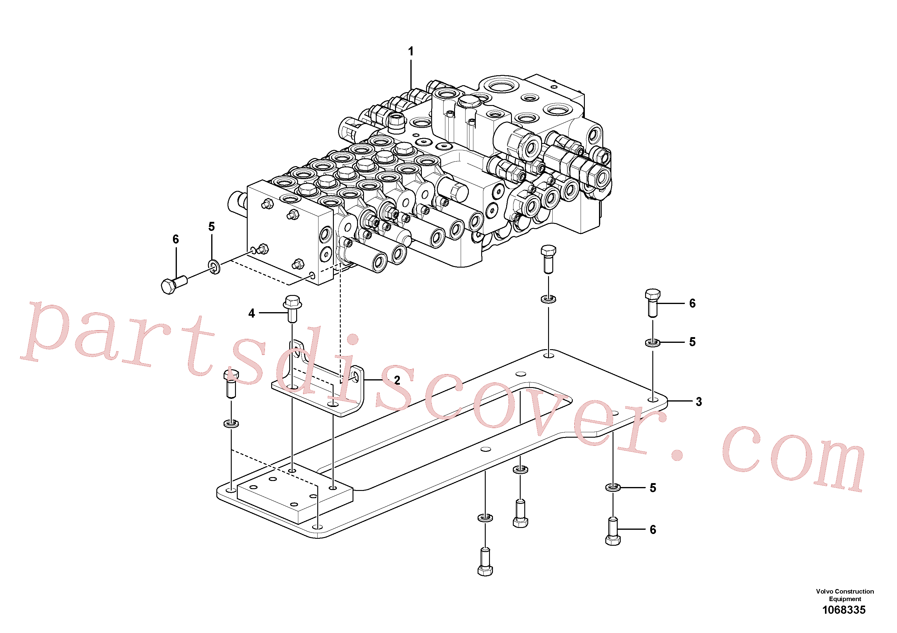 VOE14628395 Bracket for Volvo Excavator Parts