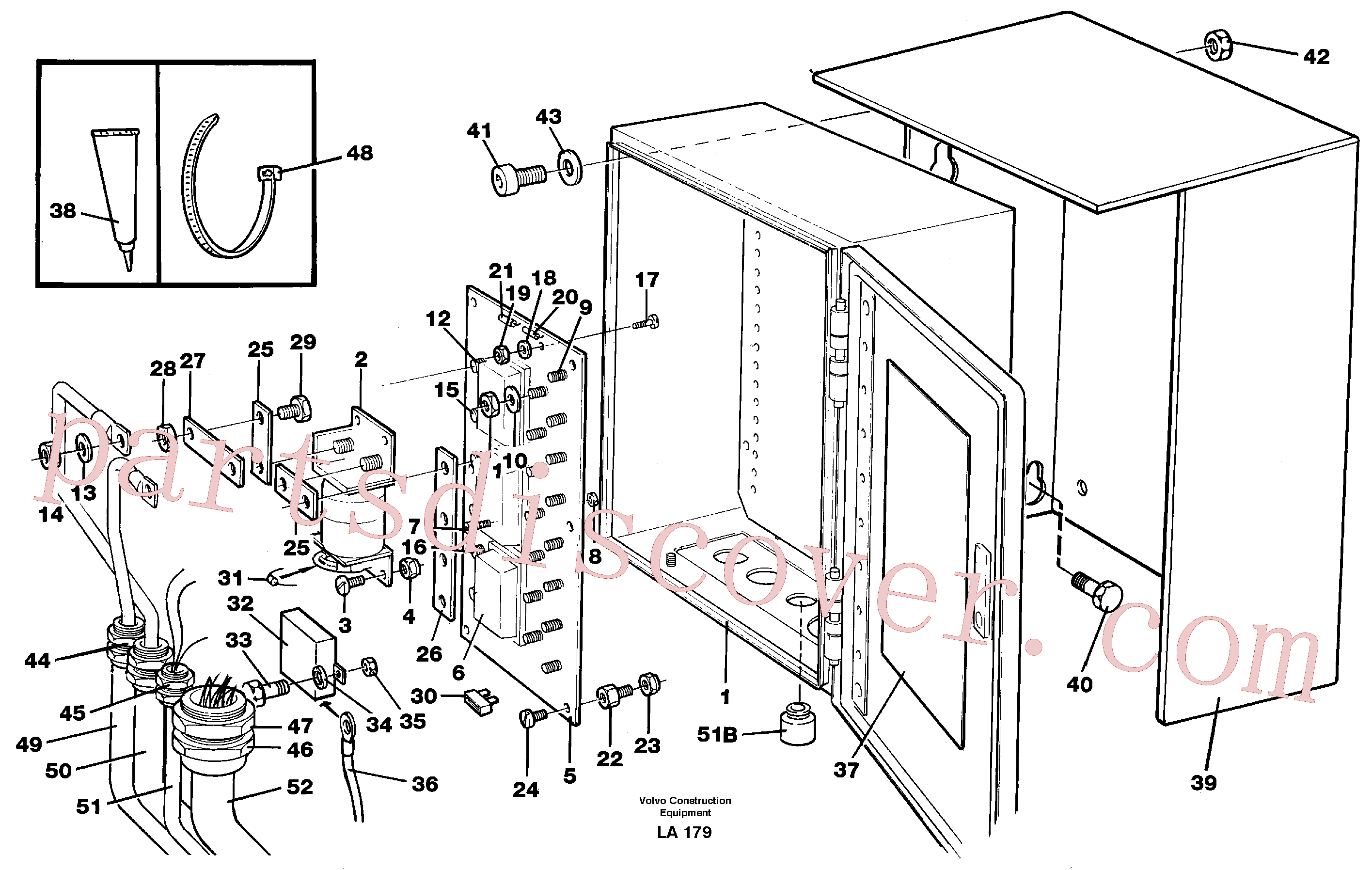 VOE14016533 for Volvo Main fuse box(LA179 assembly)